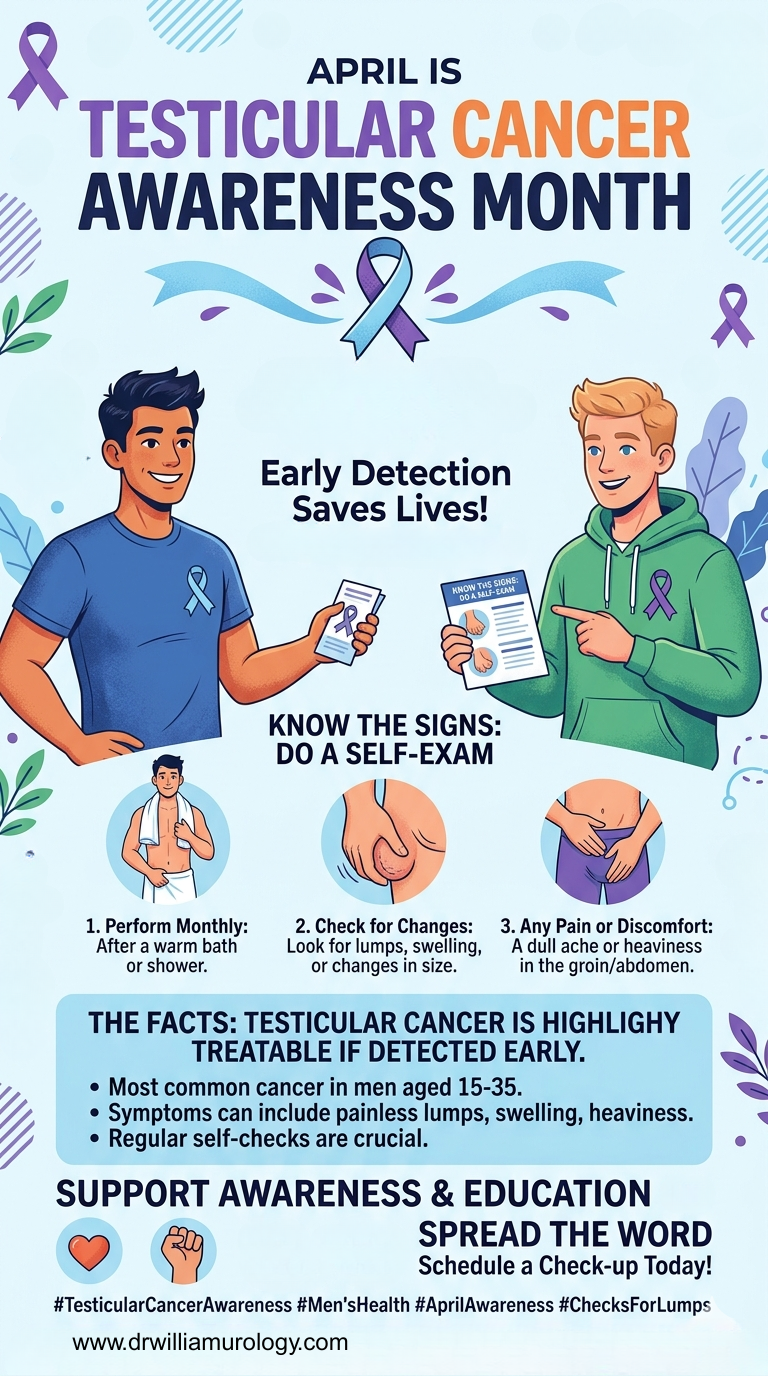 April - Testicular cancer Awareness Month- Self check is paramount important!