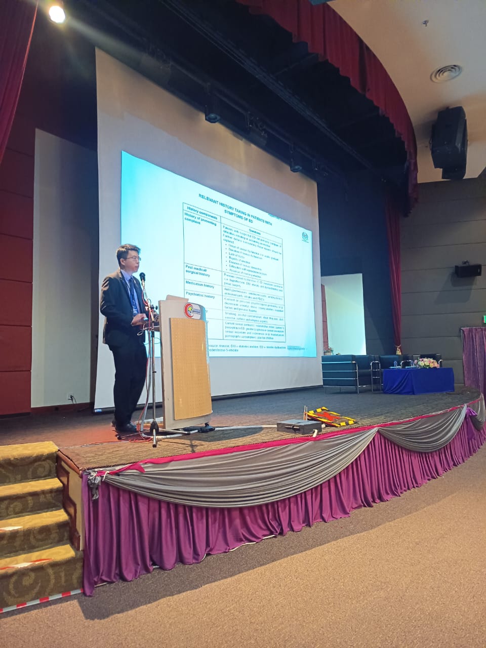 Erectile dysfunction talk by Dr William Ong Lay Keat